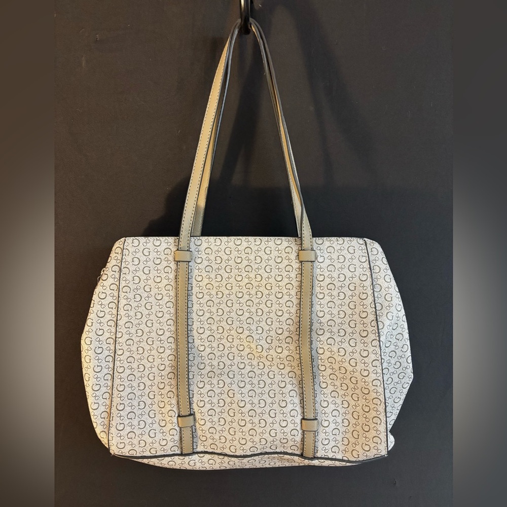 Guess Gray Tote Bag/Purse - Picture 2 of 9